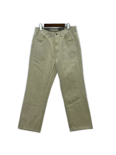 デニム・ジーンズ WESTOVERALLS 817F ワイドデニムパンツ W32[値下]