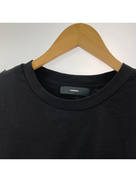 DIESEL 長袖ワンピース ロングワンピース/黒XS