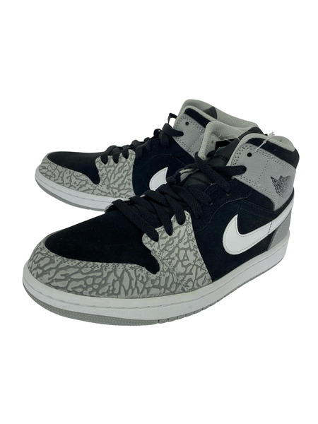 NIKE スニーカー Air Jordan 1 Mid Elephant Toe/Safari