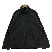 old patagonia fleece jacket zipper グレー L
