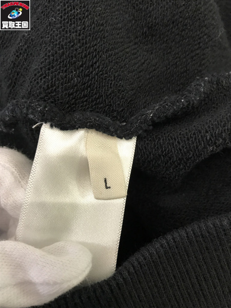 CELINE パーカー ロゴ ドロー ストリングパーカー L ブラック