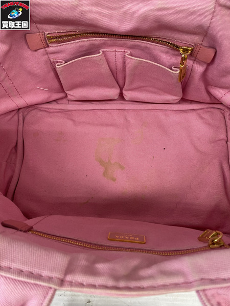 ハンドバッグ カナパ トートバッグ ピンク