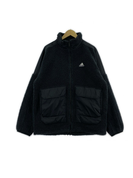 adidas ジャケット M 黒 ボア