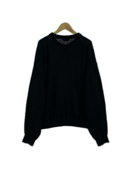 H カーディガン 23AW/L/黒