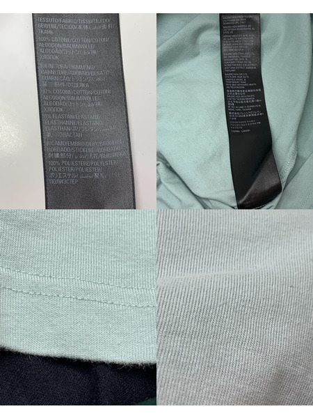 BALENCIAGA フロントロゴ Tシャツ SizeXS ライトグリーン 本体のみ バレンシアガ BB 刺繍