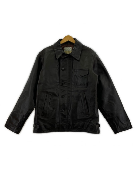 Buzz Rickson's レザージャケット DECK HORSE HIDE 茶 (XL)