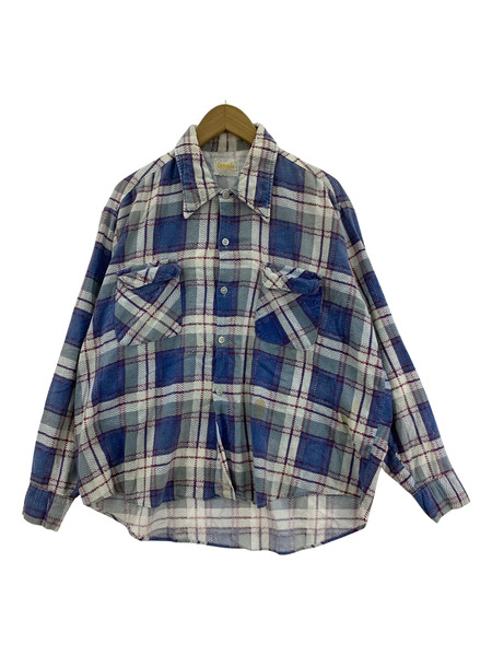 OLD・VINTAGE 長袖シャツ 60s- Cascade print frannel shirt[値下]
