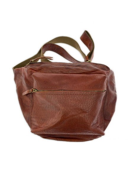 SLOW ショルダーバッグ レザーショルダーバッグ 茶