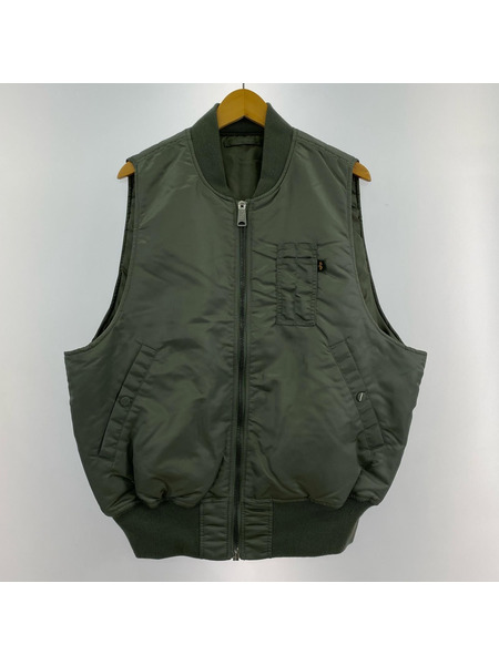 ALPHA 中綿ジャケット HERITAGE COLLECTION MA-1 ベスト(M)
