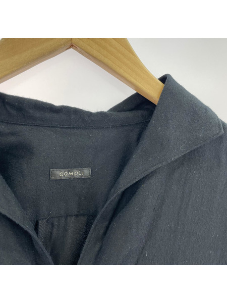 COMOLI 長袖シャツ 23SS シルクネルスキッパー シャツ 2