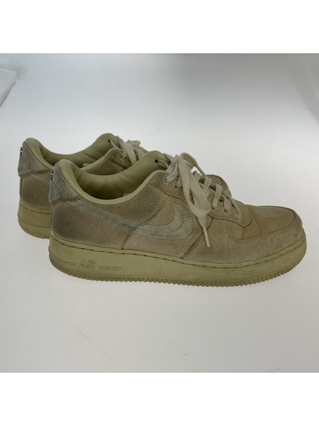 NIKE スニーカー ×STUSSY AF1 27.0 ベージュ