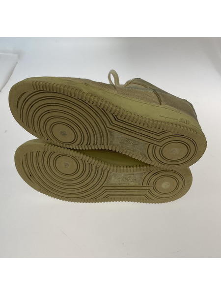 NIKE スニーカー ×STUSSY AF1 27.0 ベージュ