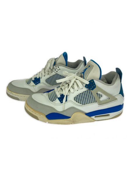 NIKE スニーカー AIR JORDAN 4 RETRO MILITARY BLUE 27.5cm
