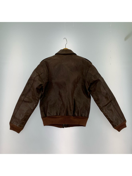 REAL McCOY'S レザージャケット A-2 フライトジャケット J.A.DUBOW(38)