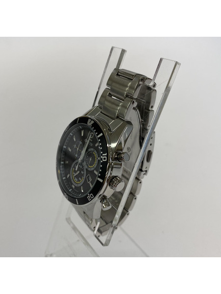 CASIO メンズ時計 CASIO ECO DRIVE クロノグラフ 黒