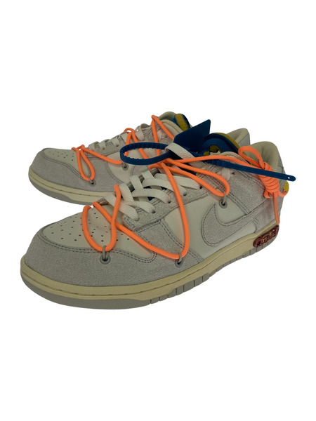 NIKE スニーカー NIKE OFF WHITE DUNK LOW 28CM DJ0950-119