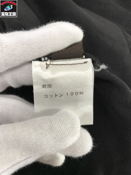 LV WARDROBE ラグランカットソー 切替 黒 (XS)