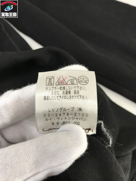 LV WARDROBE ラグランカットソー 切替 黒 (XS)
