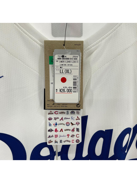 NIKE ソノ他 Dodgers ベースボールシャツ リミテッド 17番 大谷翔平 XL