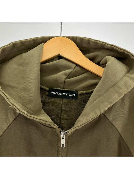 PROJECT G/R USMC プリントシップパーカー 2 カーキ[値下]