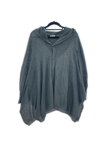 Vivienne Westwood red label カーディガン グレーメッシュパーカー