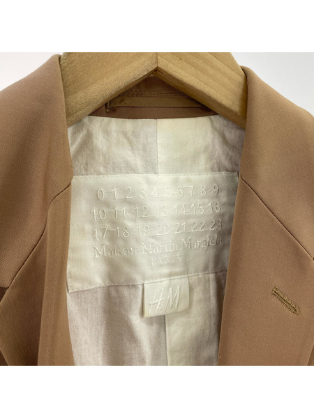 MAISON MARTIN MARGIELA×H&M テーラードジャケット 42 ベージュ