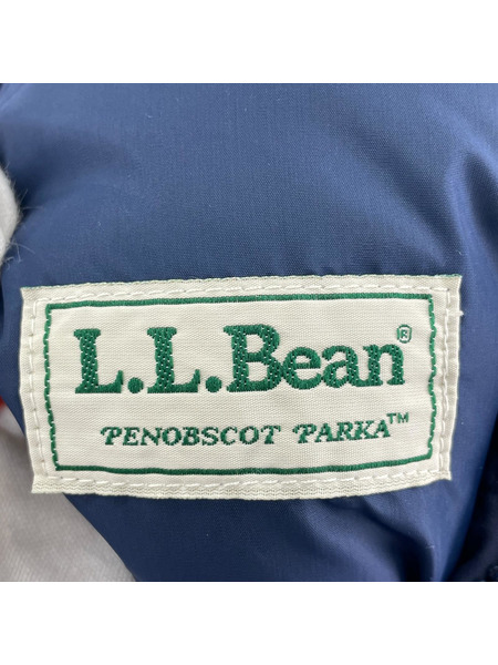 L.L.Bean ダウンジャケット 80s USA製 山タグ 赤系