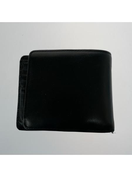 DIESEL コンパクトウォレット HOLI-D BI FOLD ロゴ 二ツ折リ財布 黒