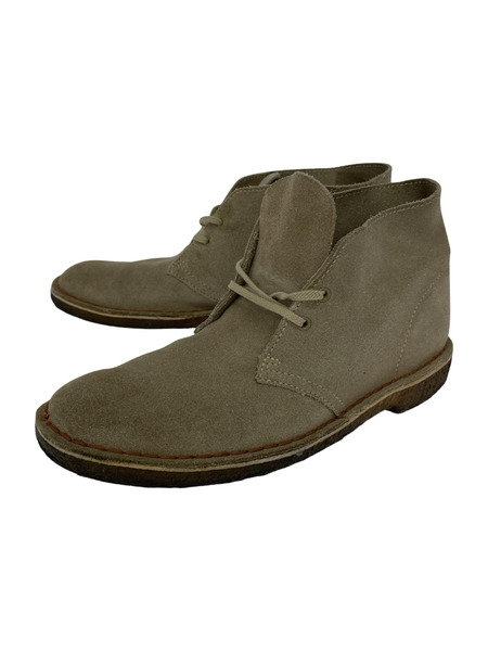 CLARKS ORIGINALS ベージュ スエードブーツ Clarks Desert Boot ⁄ メンズ デザートブーツ （ベージュ