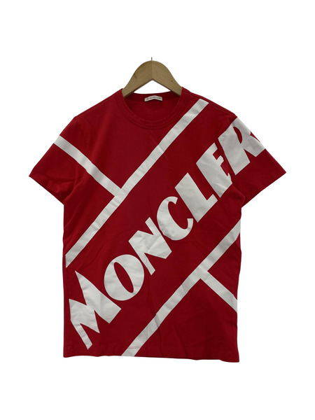 MONCLER 赤 半袖 Tシャツ モンクレール 赤半袖Tシャツ 3A モンクレール