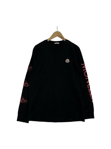 MONCLER 長袖Tシャツ・カットソー LS TSHIRT BLK S