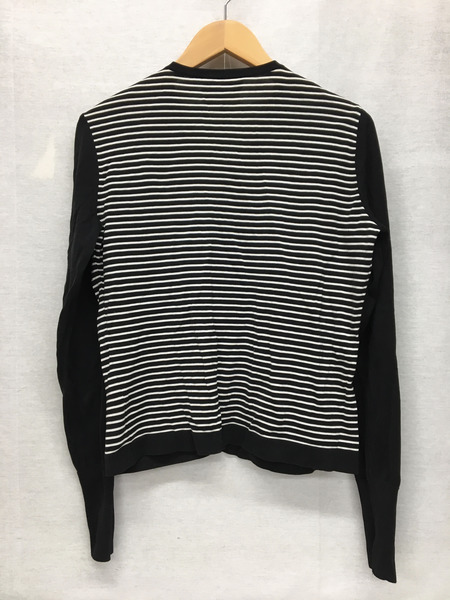 CHANEL　レディースラグ衣料 ボーダーカーディガン/ココマークボタン/42/1995クルーズコレクション