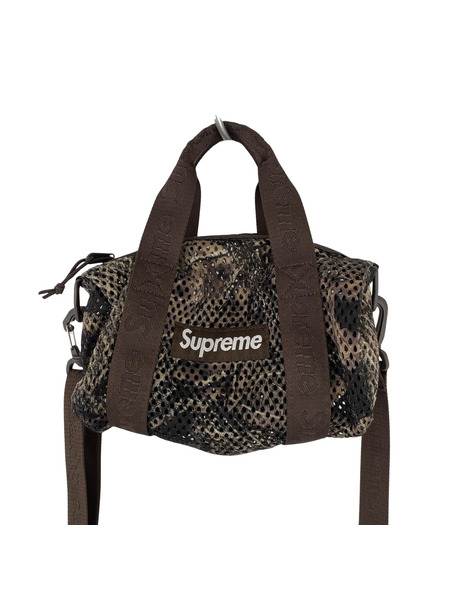 Supreme ショルダーバッグ supreme メッシュボストンバッグ