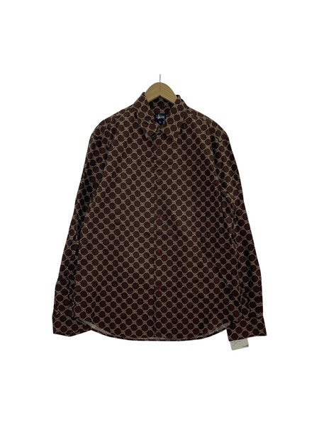 STUSSY 90s MONOGRAM LOGO　長袖シャツ