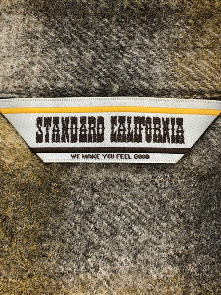 STANDARD CALIFORNIA L S ネルシャツ XL チェック