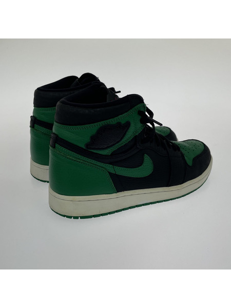 NIKE 555088-030 AIR JORDAN1 RETRO HIGH スニーカー 緑/黒 27.5cm[値下]