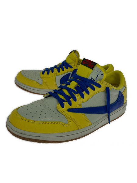 NIKE スニーカー AIR JORDAN 1 LOW TRAVIS SCOTT CANARY