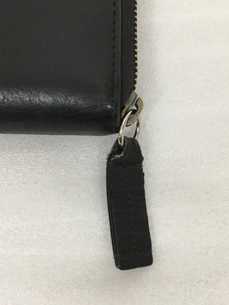 GUCCI グッチ　アニマリエレザー ラウンドファスナー 長財布 523667 黒[値下]