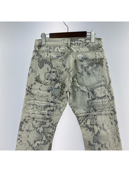 roberto cavalli パンツ 00s archive damage pants ホワイト W29