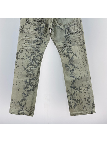 roberto cavalli パンツ 00s archive damage pants ホワイト W29