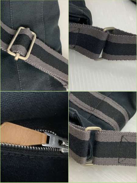 極美品 エルメス フールトゥpm バサス グレー 角スレなしメッセンジャーバッグ HERMES エルメス ニューフールトゥ PM グレー ブラック BLACK