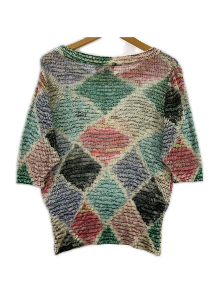 Vivienne Westwood red labelS/S 総柄デザインサマーニット マルチカラー 0