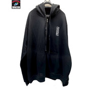 CHROME HEARTS SWTSHRT HD ZIP アームロゴジップパーカー XXL 黒