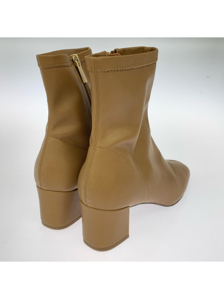 Le Talon ブーツ 5cmスクエアフィットショートブーツ L BRW