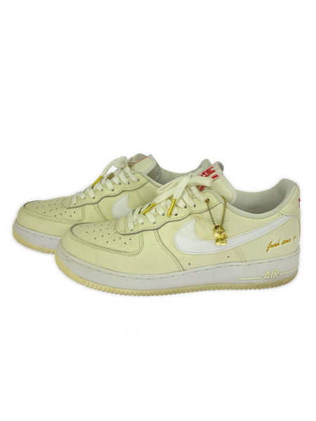 NIKE AIR FORCE 1 07 PREMIUM EMB POPCORN 30.0cm CW2919-100