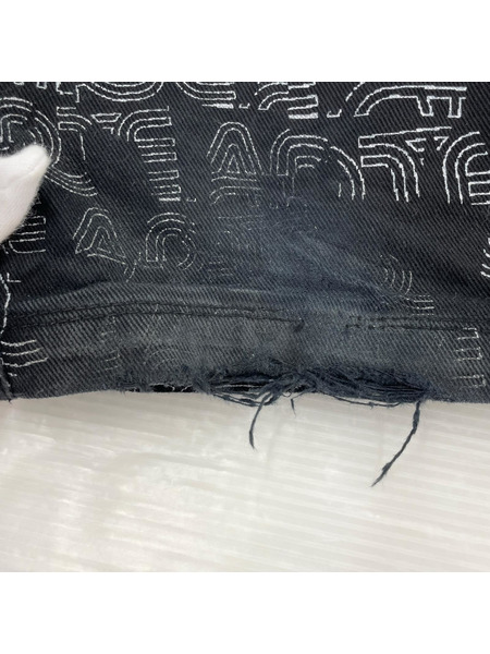デニム・ジーンズ Arte Antwerp グラフィック デニムパンツ (W35) 黒[値下]