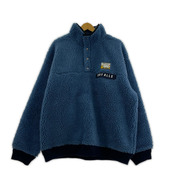 HUMAN MADE ジャケット Boa Fleece Pullover 青 (XL)