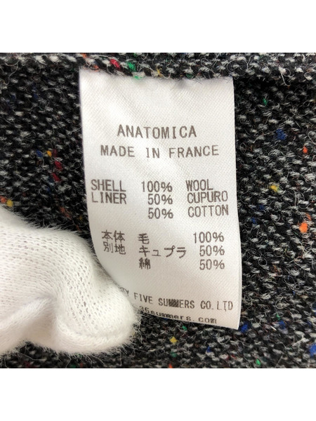 ANATOMICA テーラードジャケット ウール グレ