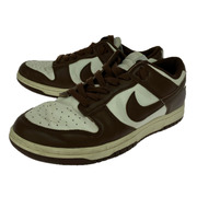 NIKE スニーカー WMNS DUNK LOW 27cm 茶白