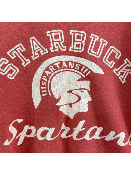 WAREHOUSE スウェット・トレーナー プリントスウェット 赤